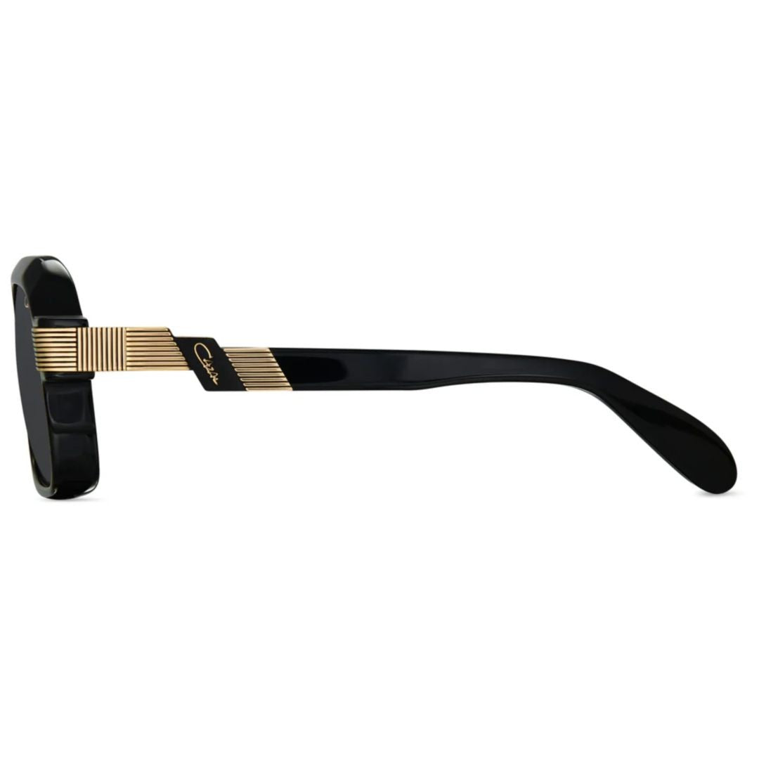 Cazal 669 Square Frame Sunglasses With Gold-Tone Accents