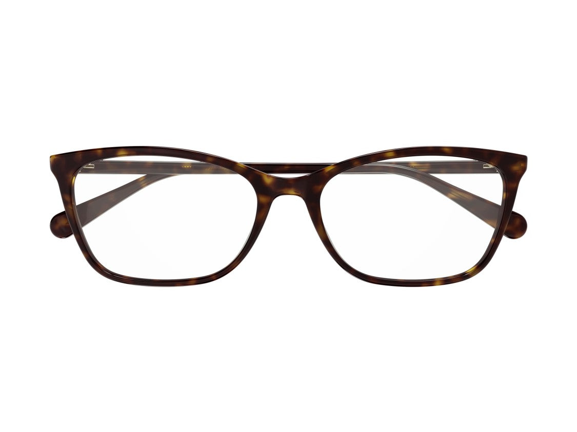 Gucci Gold Gg1930o Tortoiseshell Oversized Square Eyeglasses