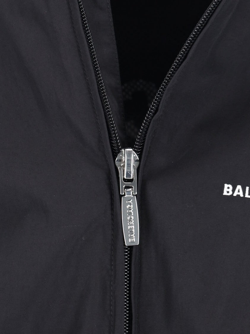 Balenciaga Logo Zip Jacket – Black