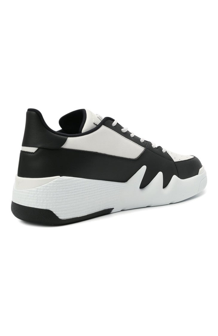 Giuseppe Zanotti Multicolor Leather Wordmark-Tab Sneaker