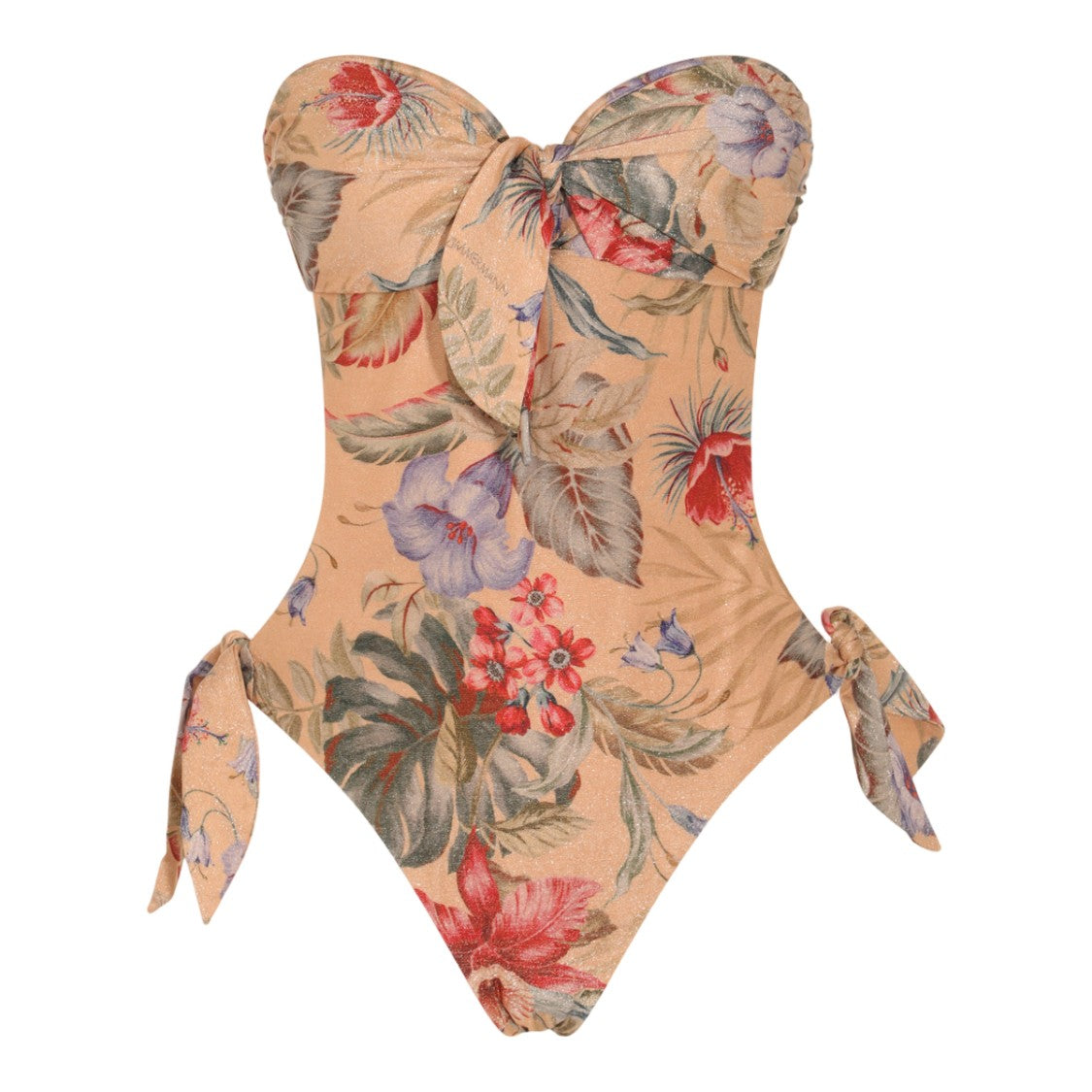 Zimmermann Strapless One-Piece Swimsuit With Sweetheart Neckline