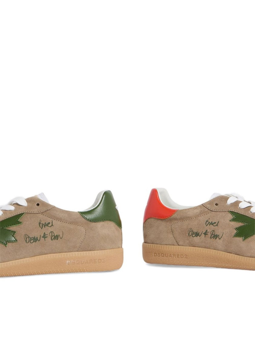 Dsquared2 Multicolour Sneakers With Asymmetrical Detail