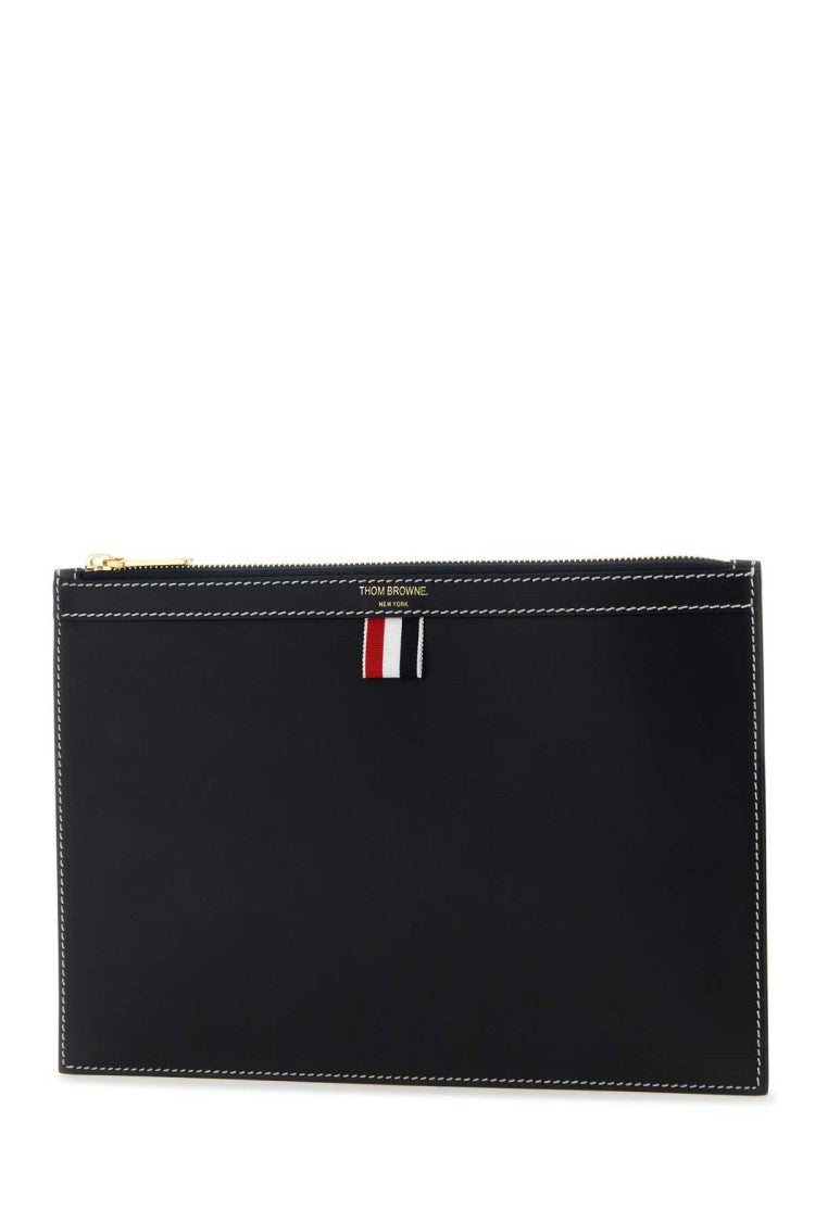 Thom Browne Midnight Blue Leather Document Case