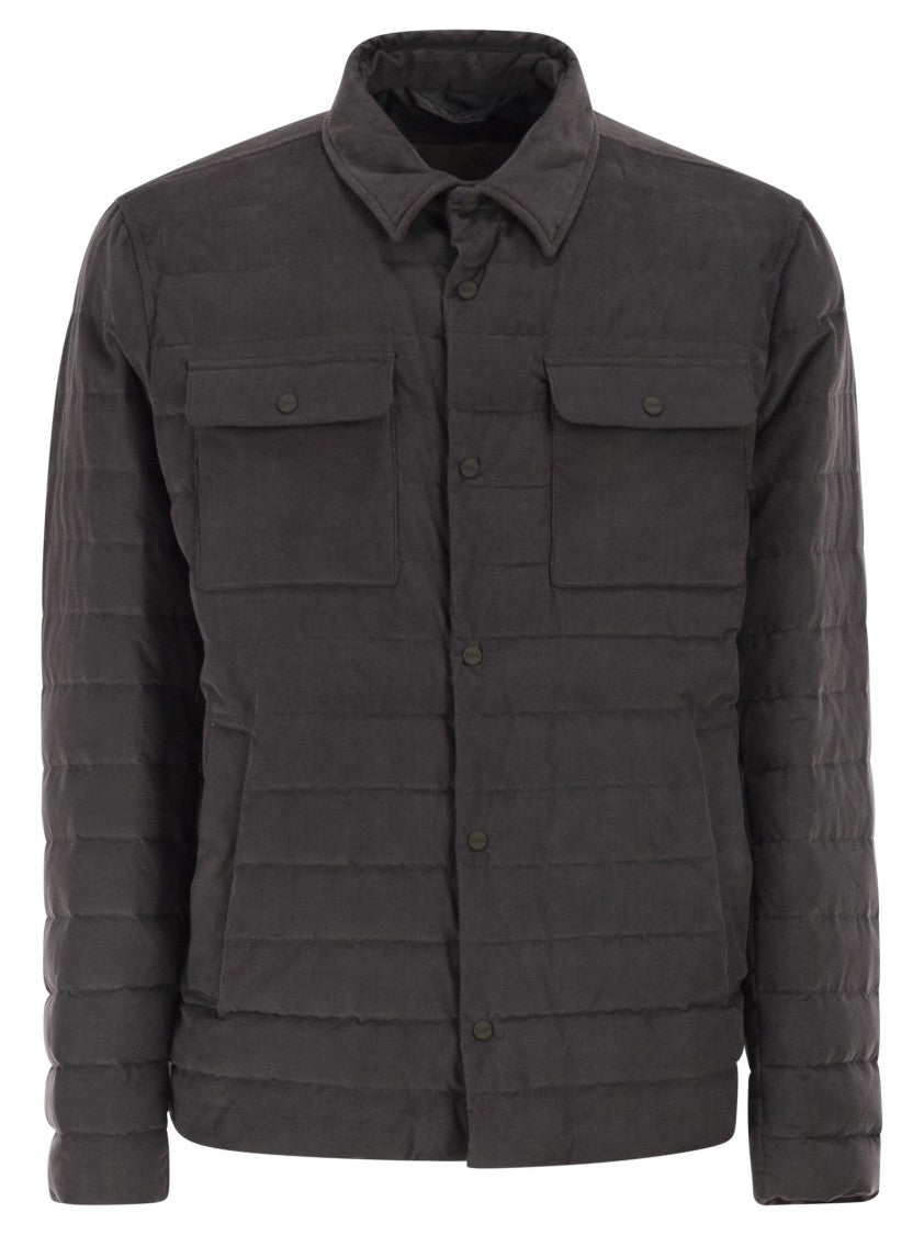 Herno Shirt-Style Down Jacket