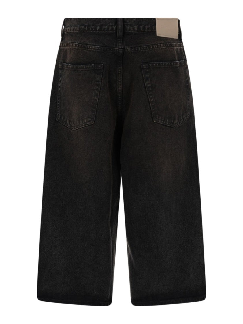 Our Legacy Capri Cut Relaxed Long Denim Shorts