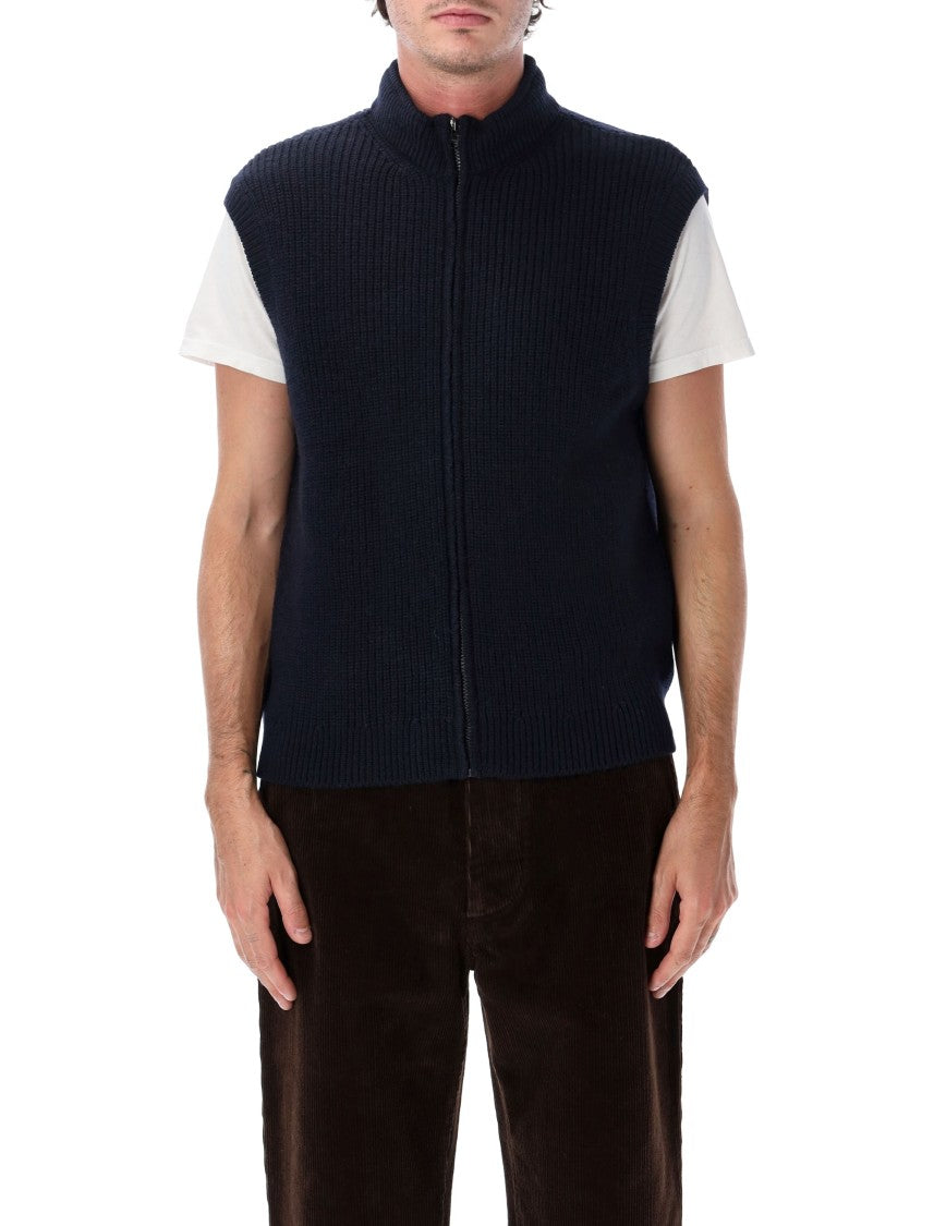 Margaret Howell Relaxed Fit Merino Gilet With Lambswool Lining
