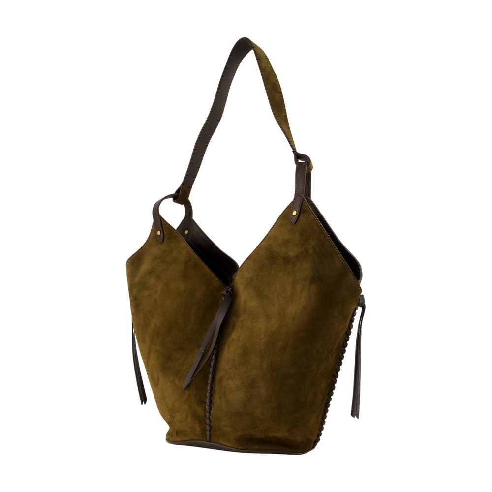 Isabel Marant Tampa Gz Shoulder Bag - Leather - Khaki