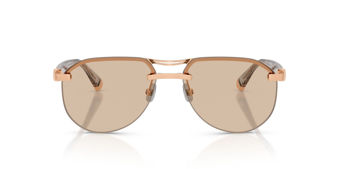 Brunello Cucinelli 0Bc2015st Titanium Aviator Sunglasses