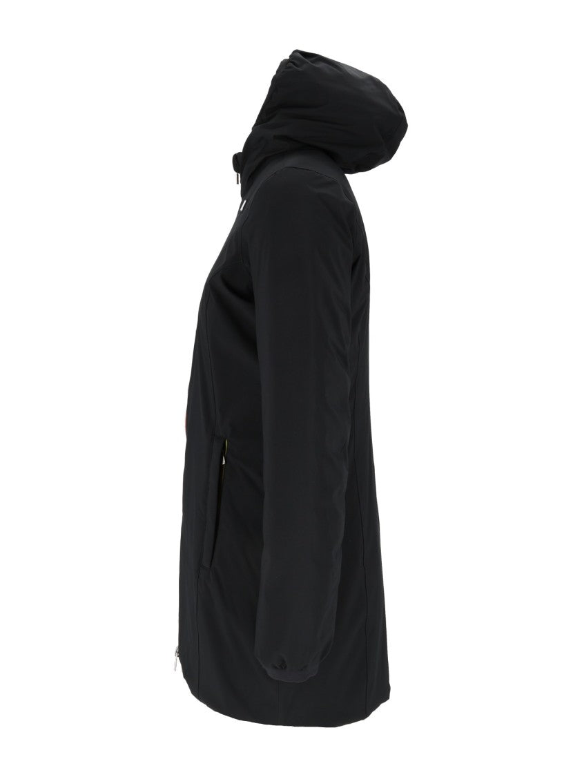 K-Way Denise St Thermo Double Hooded Quilted 3/4 Down Jacket