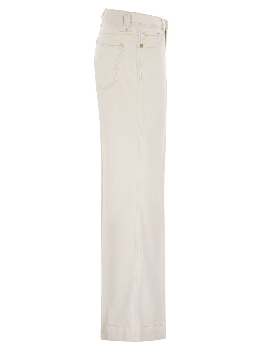 7 For All Mankind Modern Dojo Tailorless - High Waisted Flared Jeans