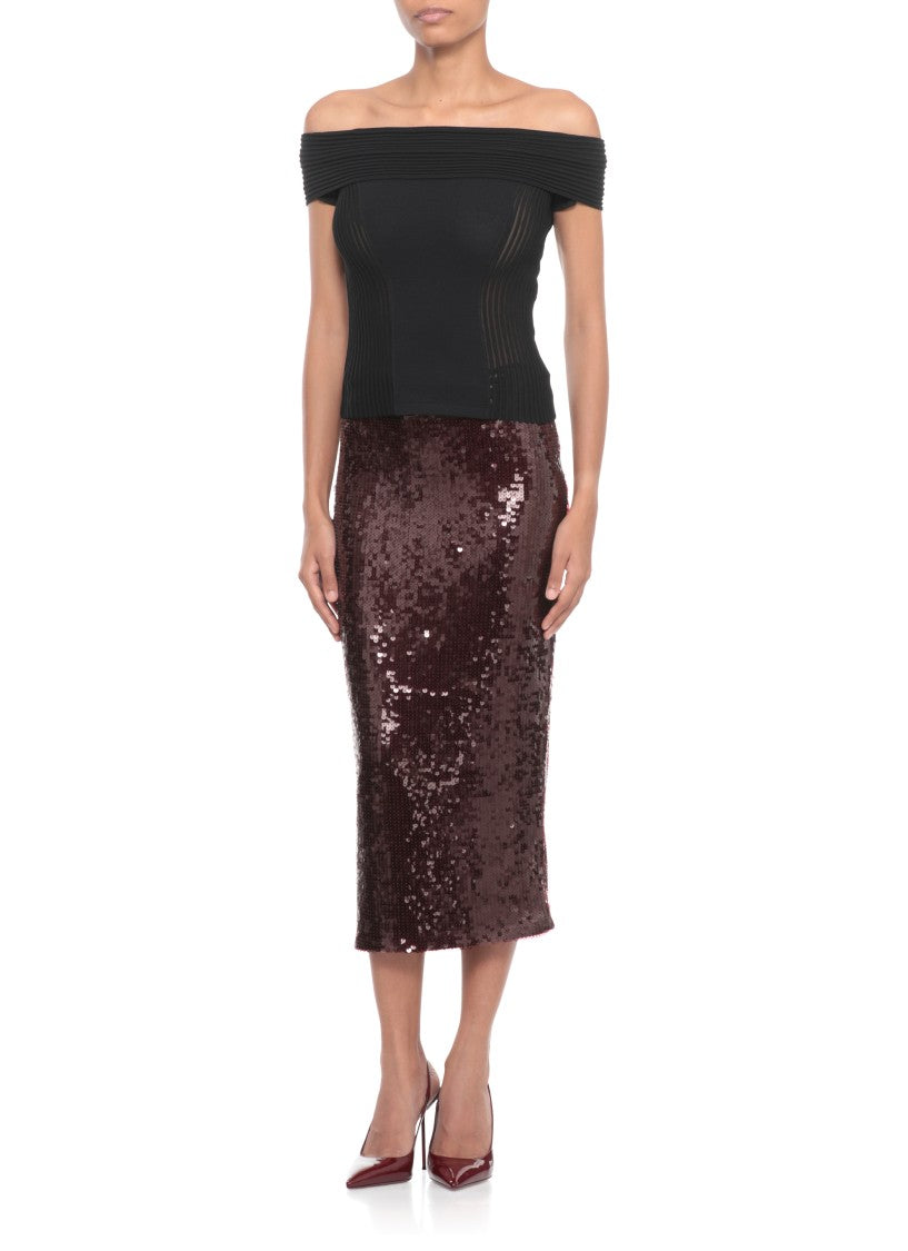 Rotate Paillettes Skirt
