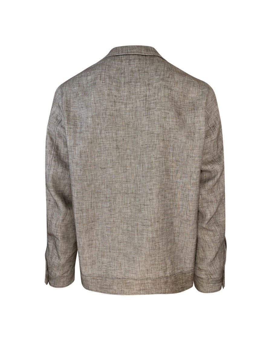 L.B.M. 1911 Beige Untreated Overshirt