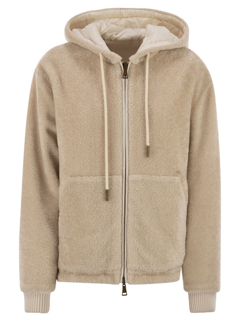 Moncler Reversible Padded Sweatshirt With Hood