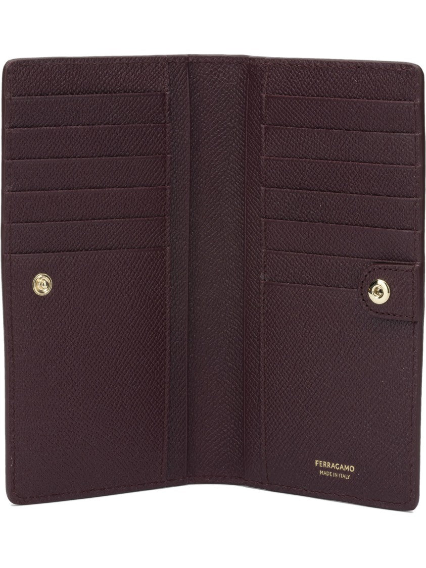 Ferragamo Textured Calf Leather Wallet