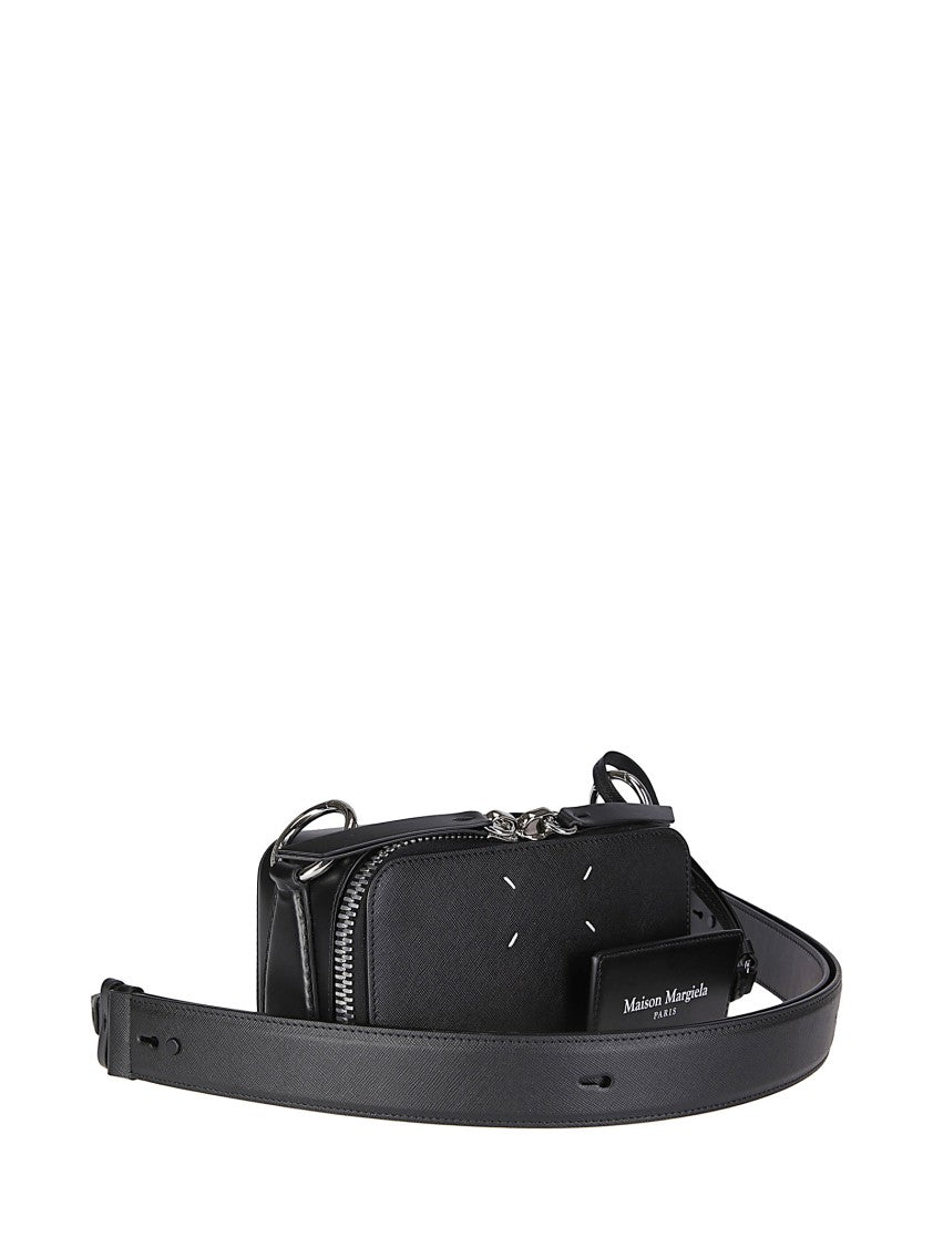 Maison Margiela Textured Calf Leather Shoulder Bag