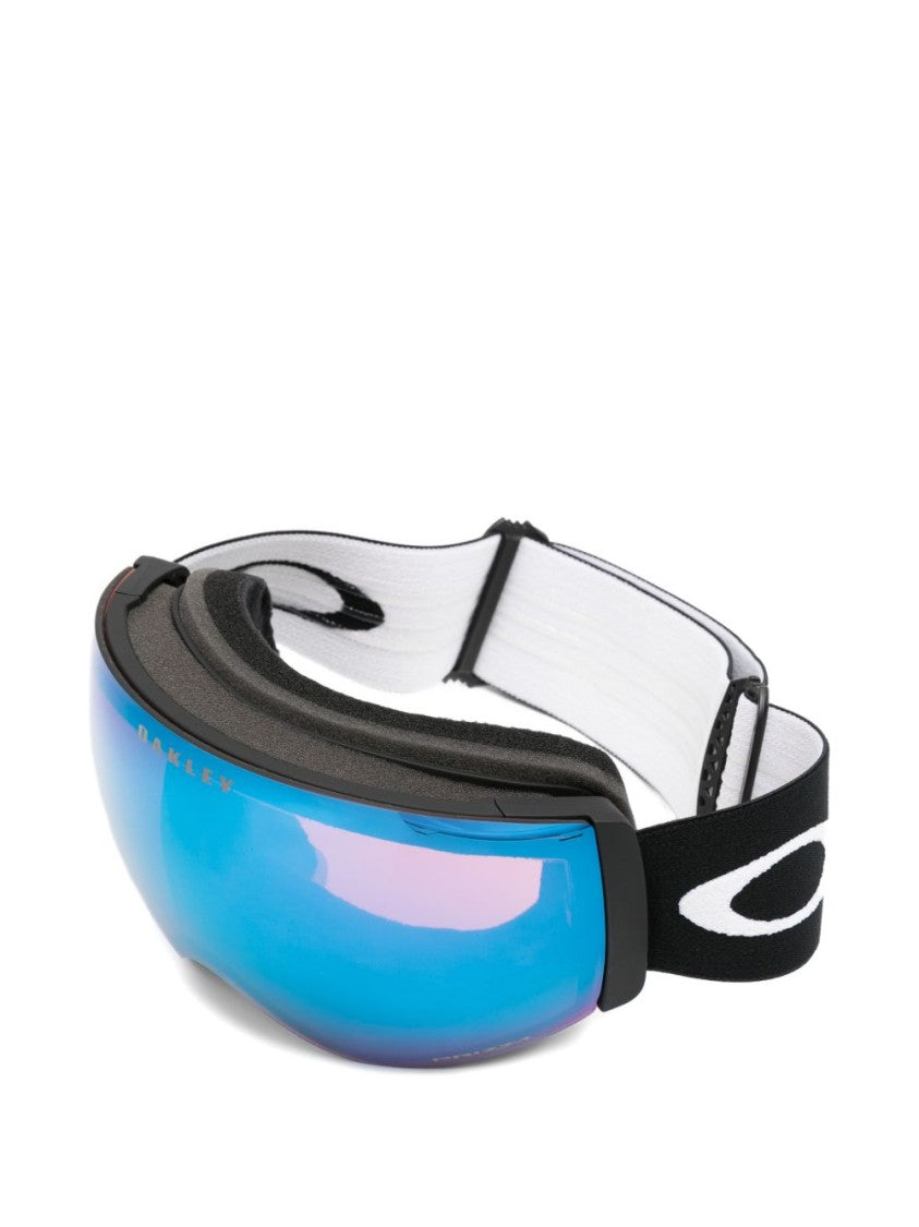 Oakley Wraparound Blue Mirrored Sunglasses