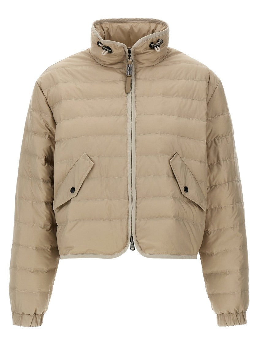 Brunello Cucinelli Monile Down Jacket With Technical Padding