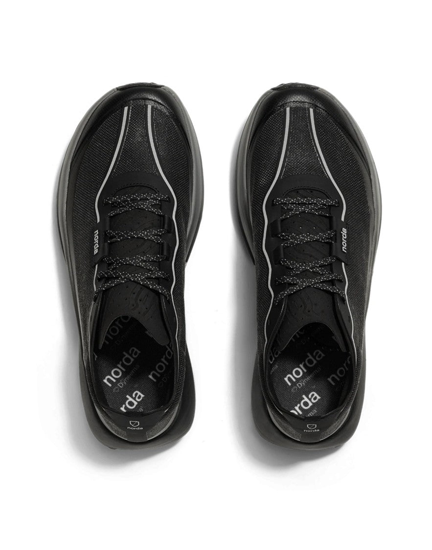 Norda Stealth Black Bio-Circular Dyneema Trail Sneakers