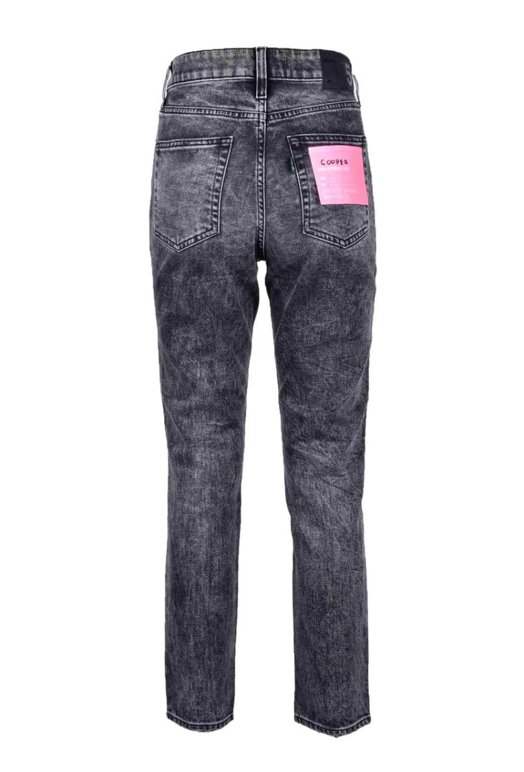 Department 5 Black Stretch Slim Fit Jeans
