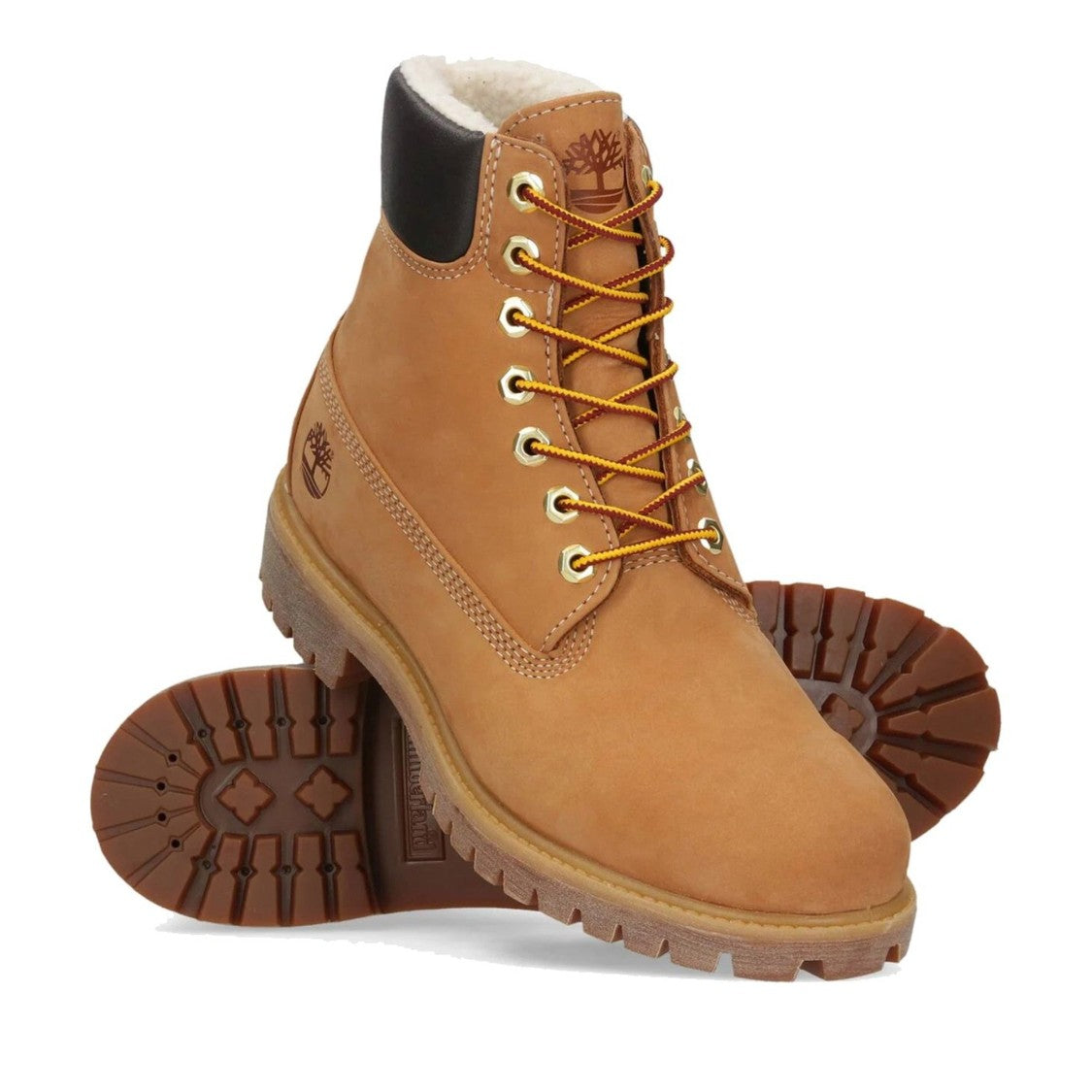 Timberland Brown Padded Collar Durable Sole Leather Boots