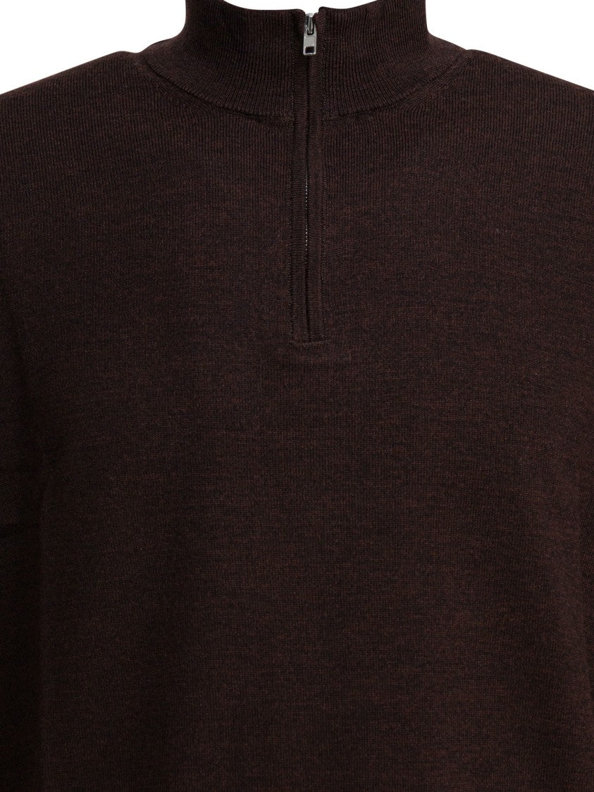 Nn.07 "Sergio" Merino Wool Polo Sweater
