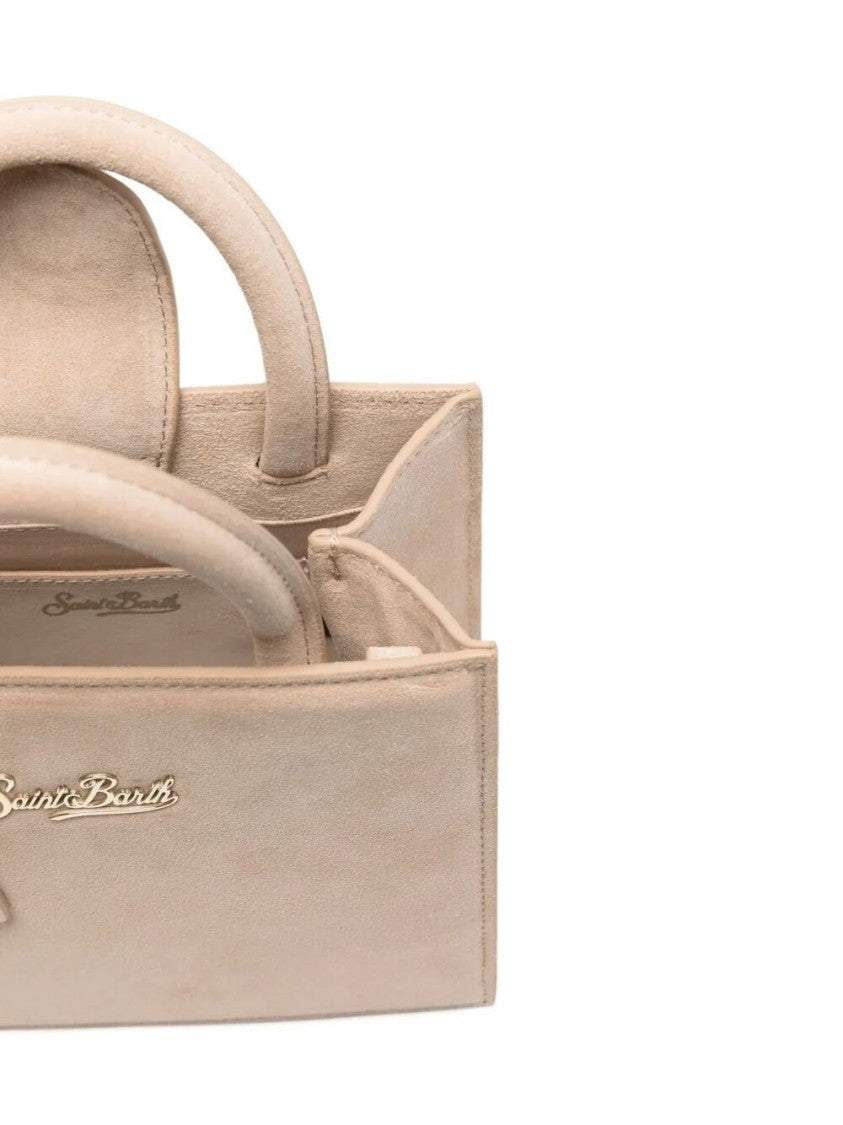 Mc2 Saint Barth Shop Bag Mini Beige Women’S Bag
