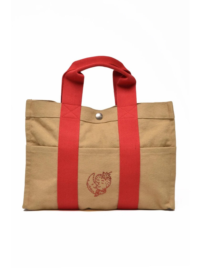Sky High Farm Beige Cotton Canvas Handbag