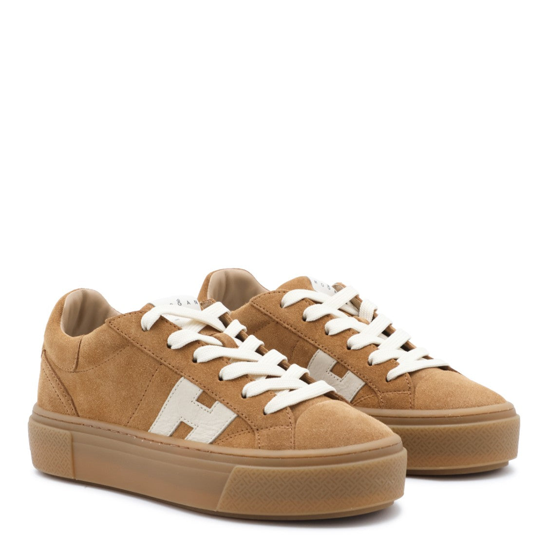 Hogan Suede Sneakers With Contrasting Logo