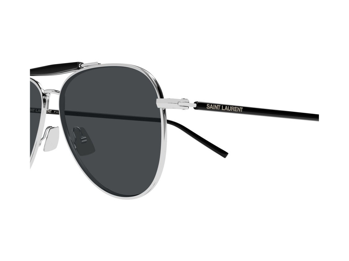 Saint Laurent Silver Sl 864 Metal Aviator Sunglasses