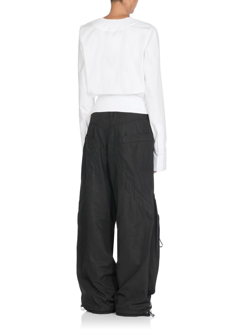 The Attico White Cotton Blouse