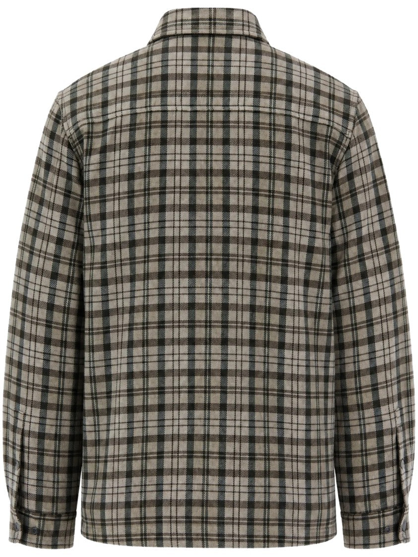 Woolrich Check-Pattern Wool-Blend Jacket