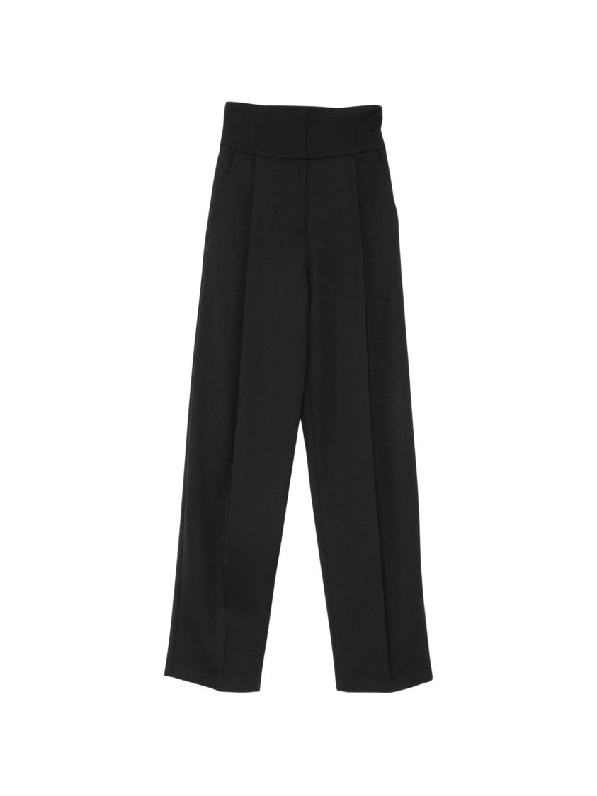 Elisabetta Franchi Pantalone High-Waisted Wide-Leg Pants