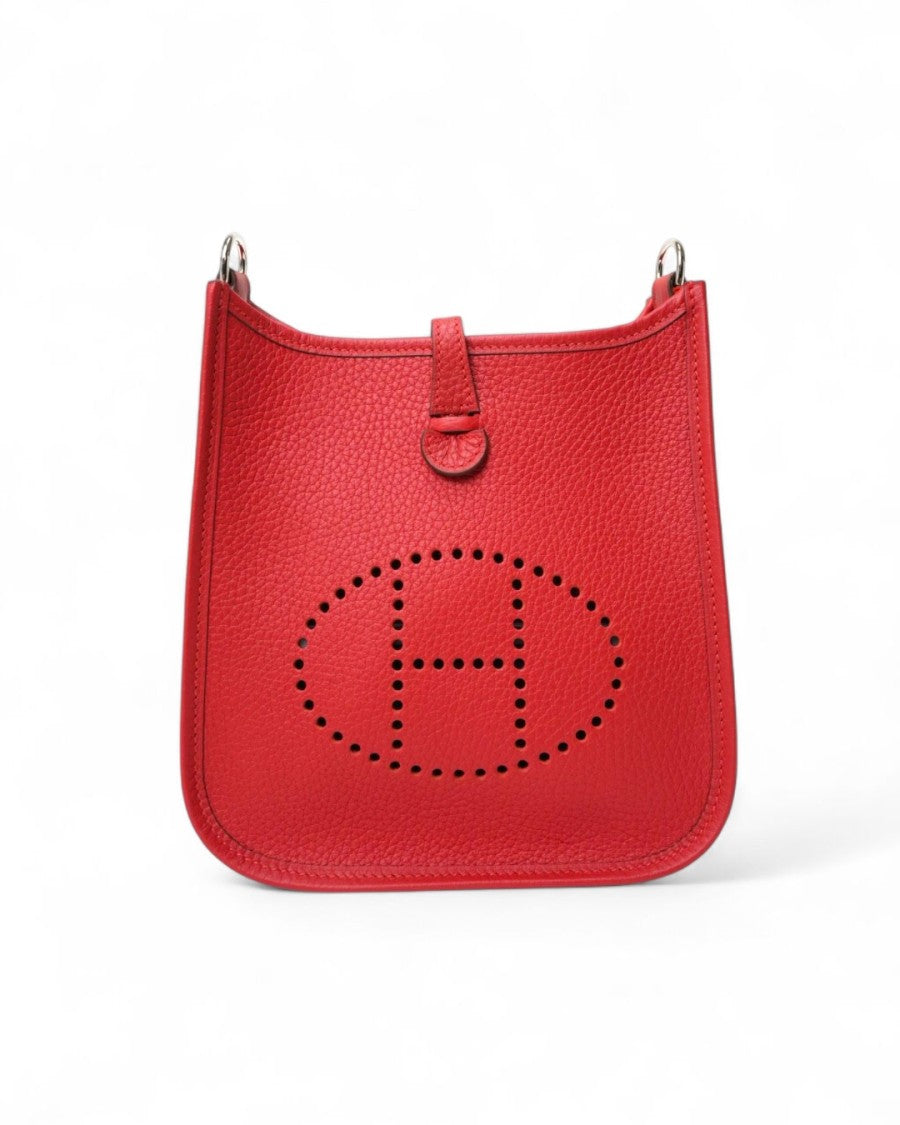 Hermès Sac Evelyne 16 Clemence Rouge Radieux