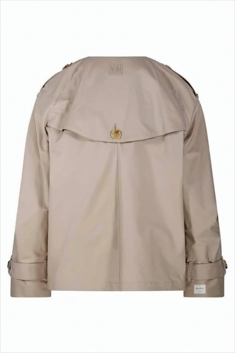Max Mara Cropped Double-Breasted Jacket With Boxy Silhouette