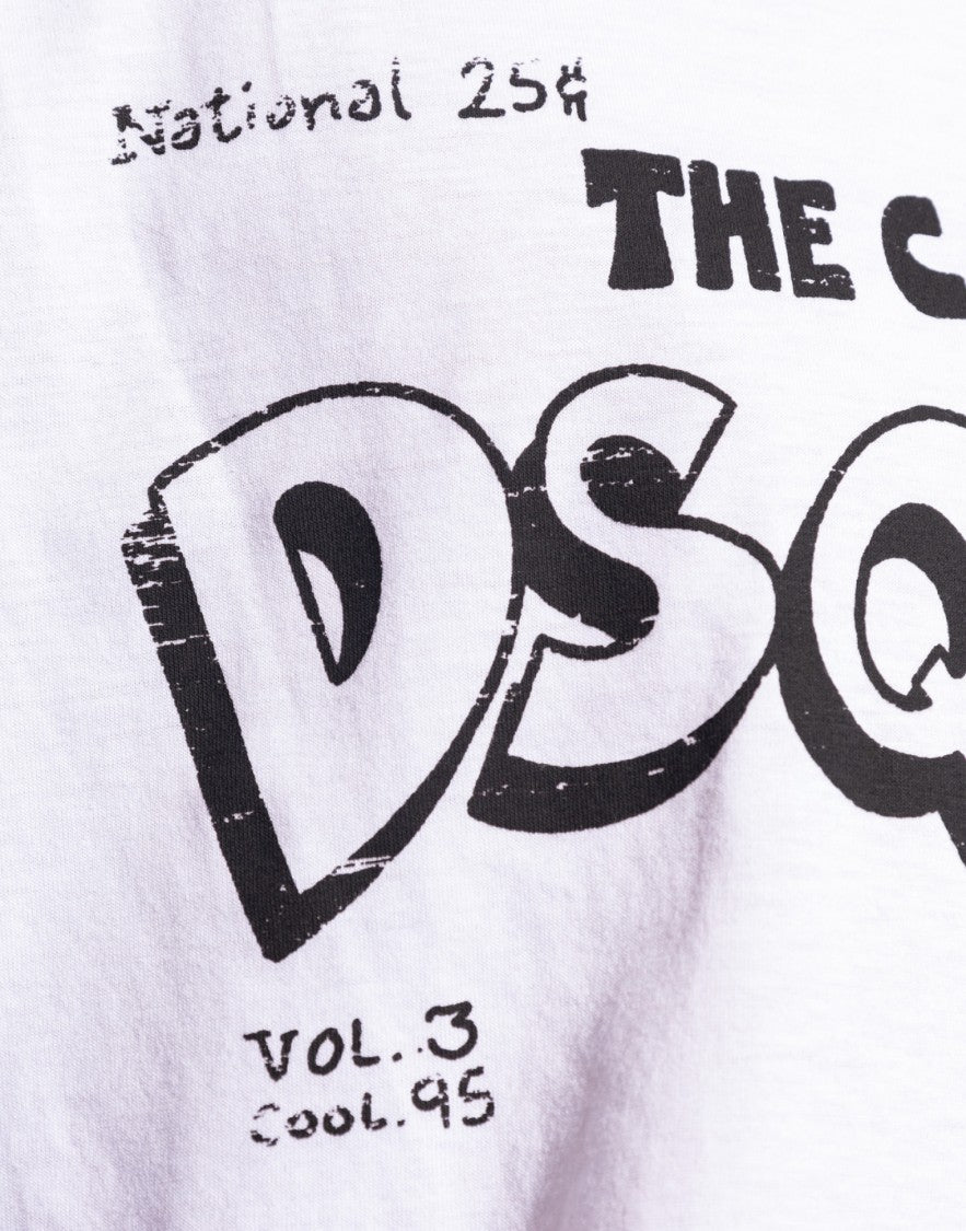 Dsquared2 Skater Fit Canadian Village Logo T-Shirt