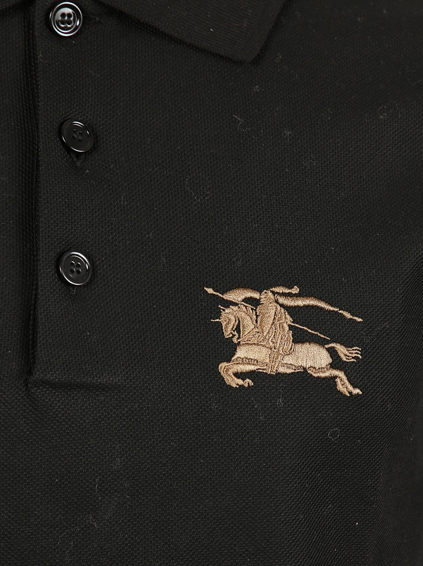 Burberry Piqué Cotton Slim Fit Polo Shirt