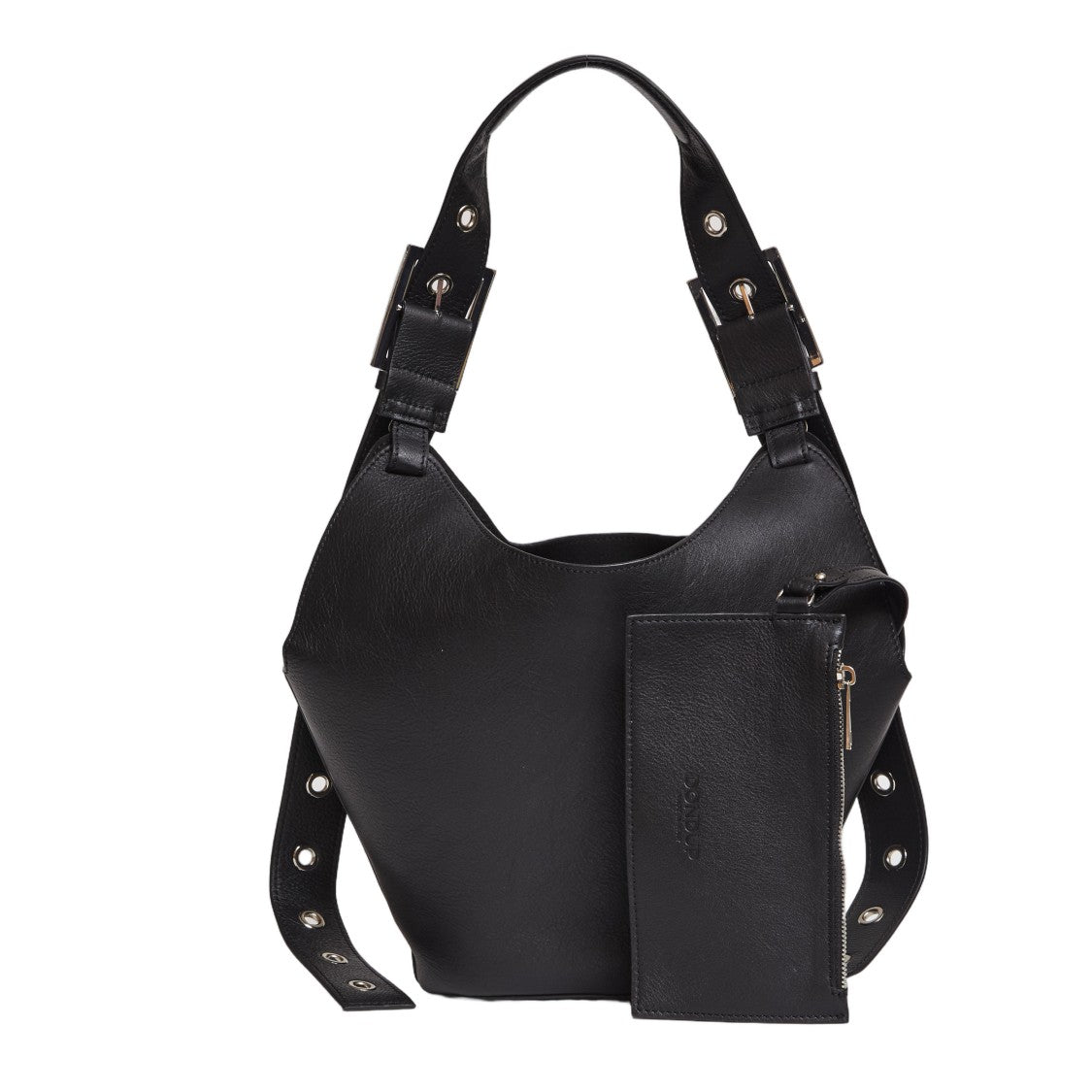 Dondup Leather Small Hobo Bag