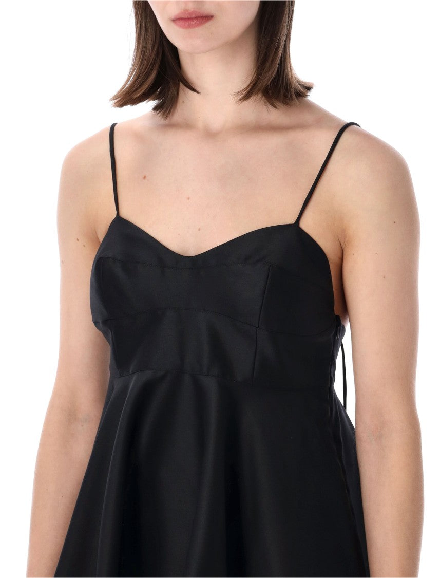 Róhe Structured Peplo Hem Peplum Bustier Top