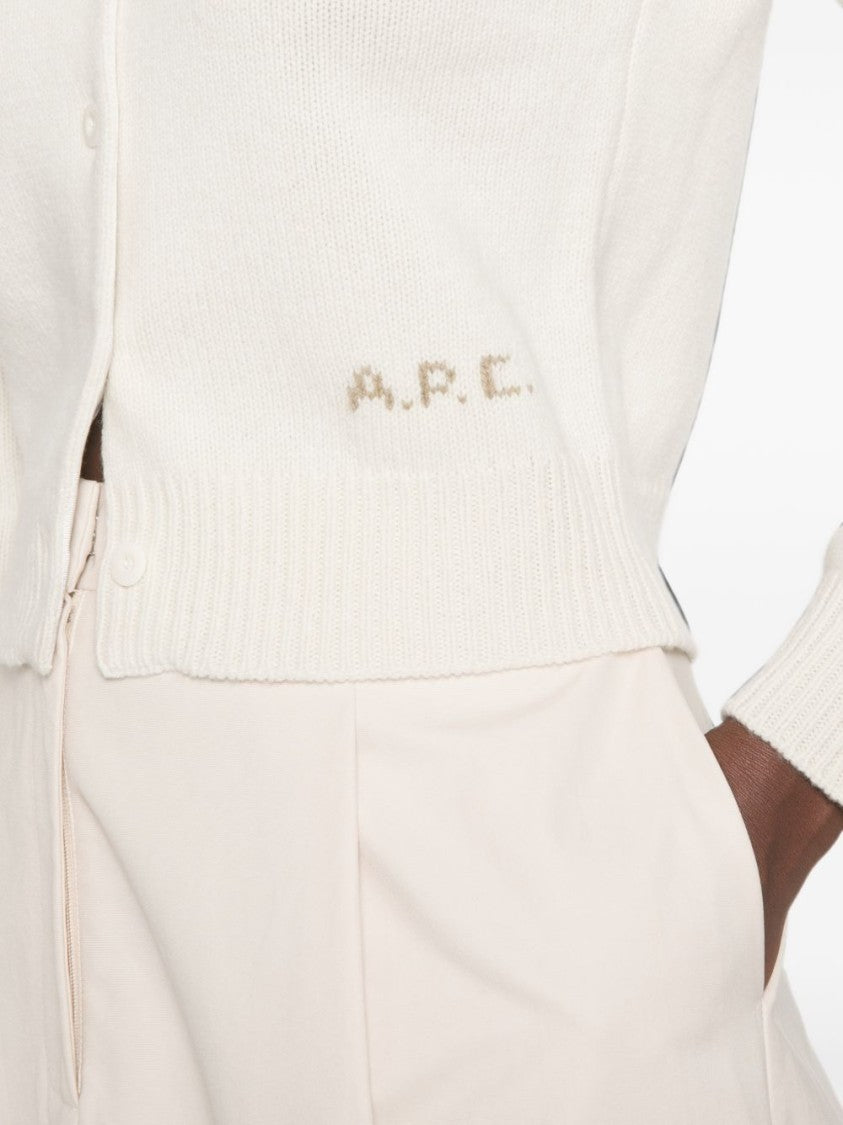 A.P.C. Lila Crew Neck Cardigan