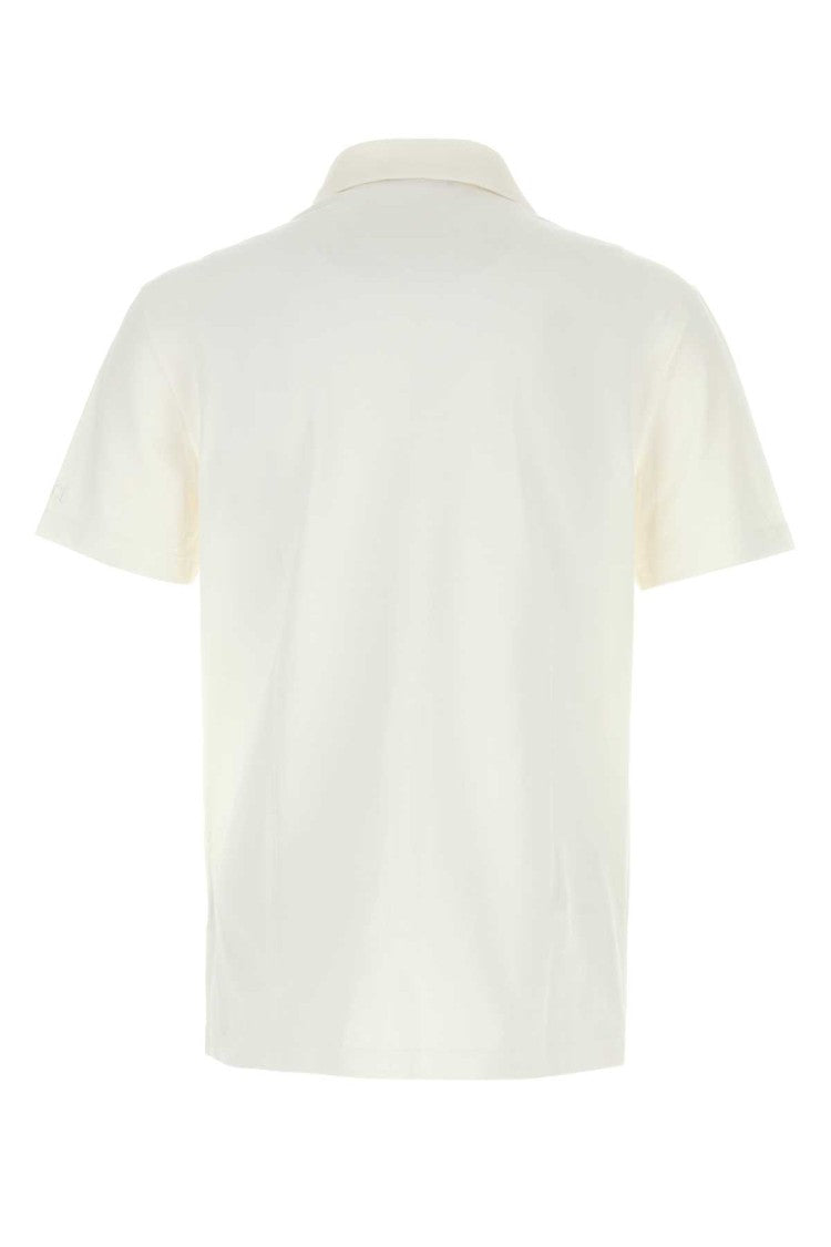 Versace White Piquet Polo Shirt