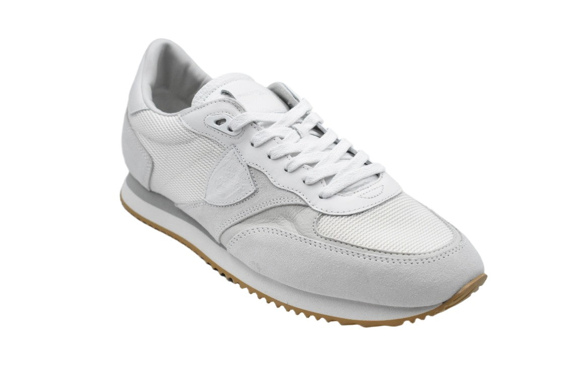 Philippe Model White Low Top Sleek Versatile Sneakers