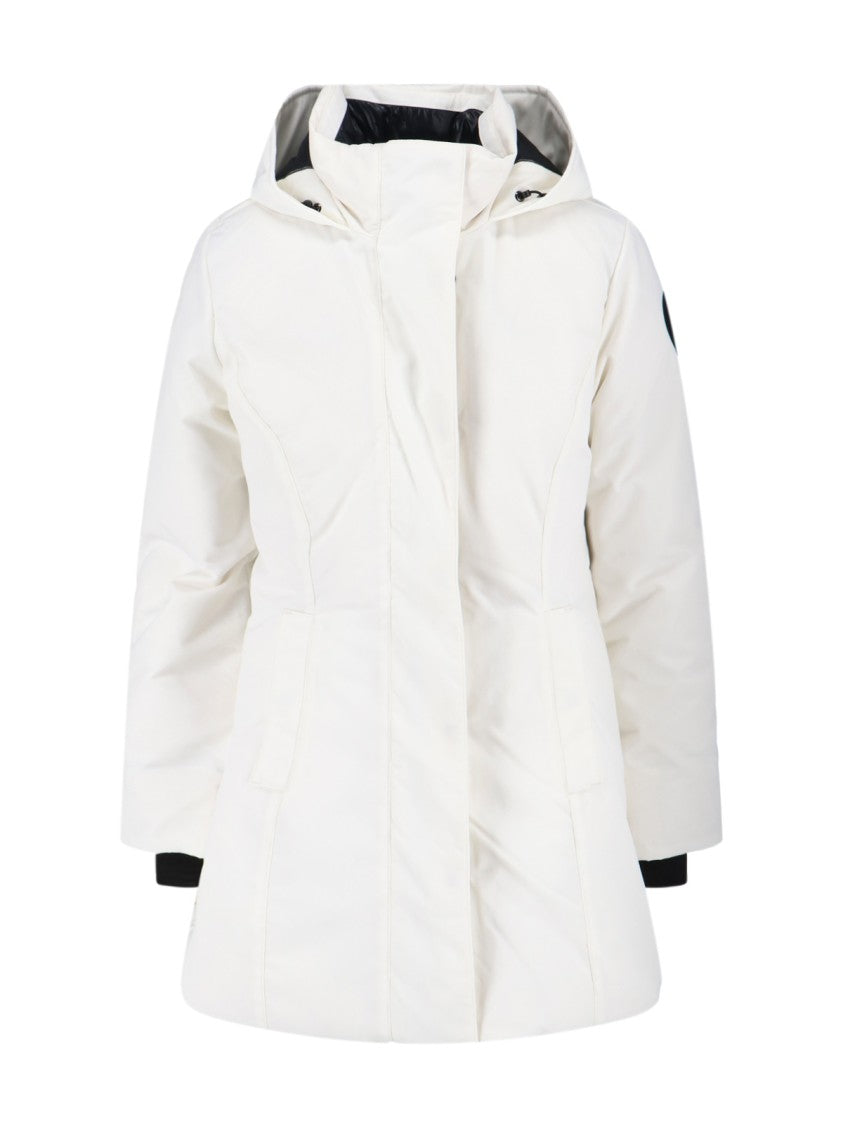 Canada Goose Fitted White Jacket With Hood