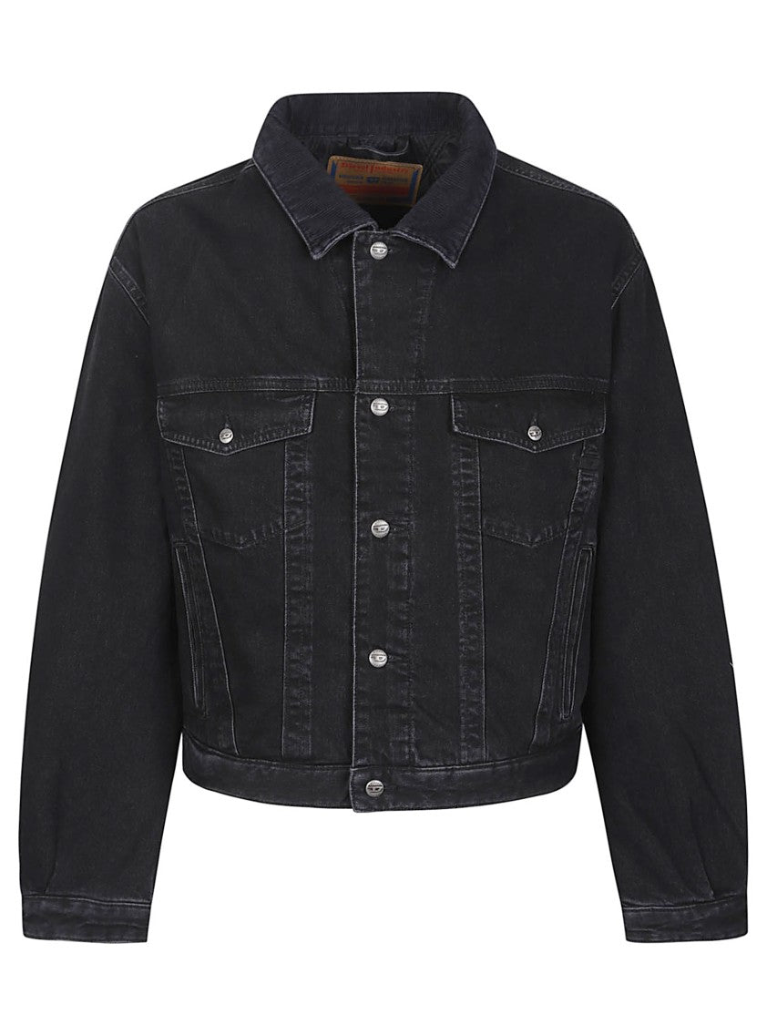 Diesel Black D-Ranger Cotton Trucker Jacket