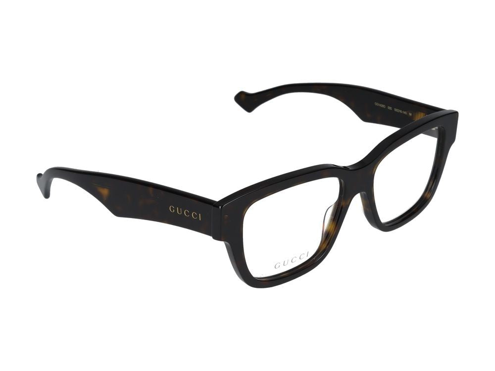 Gucci Eyeglasses Gg1428o 005 Havana Havana Transparent 55/16/145