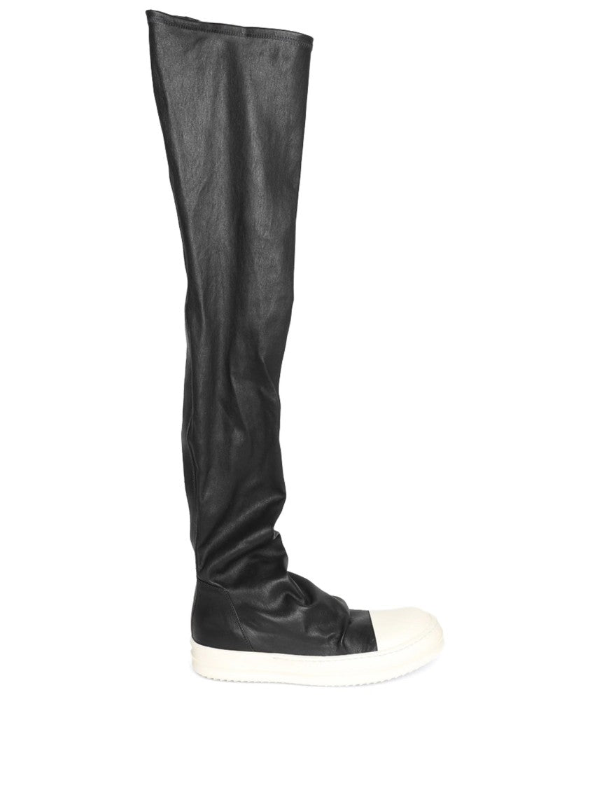 Rick Owens Knee-High Sneaker Boots