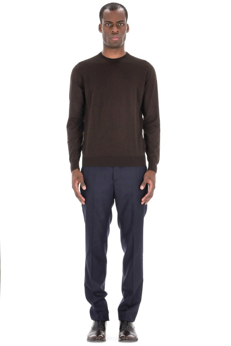 Drumohr Super 140’S Wool Crewneck Sweater