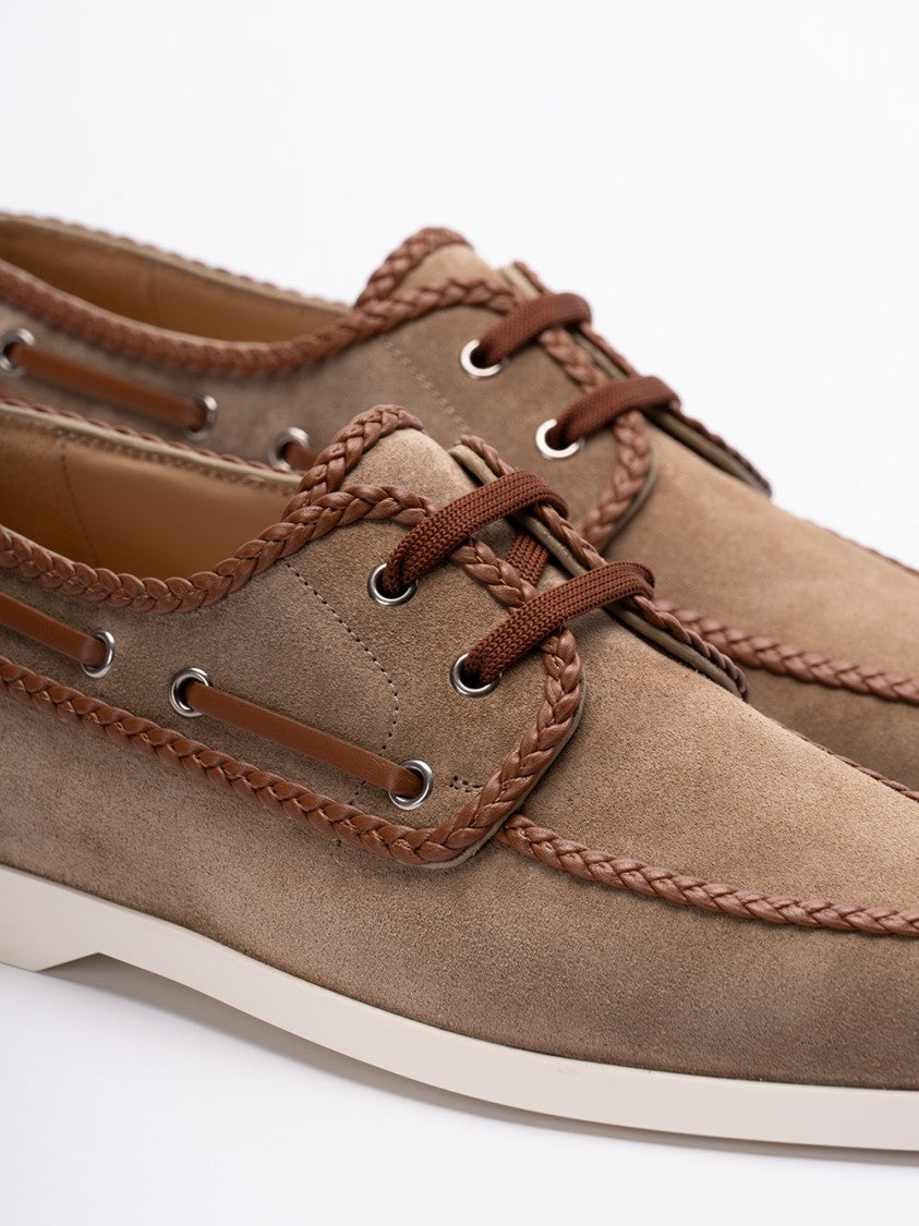 Valentino Garavani `Boat Shoe` Lace-Up Shoes