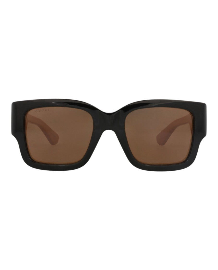 Gucci Square-Frame Recycled Acetate Sunglasses