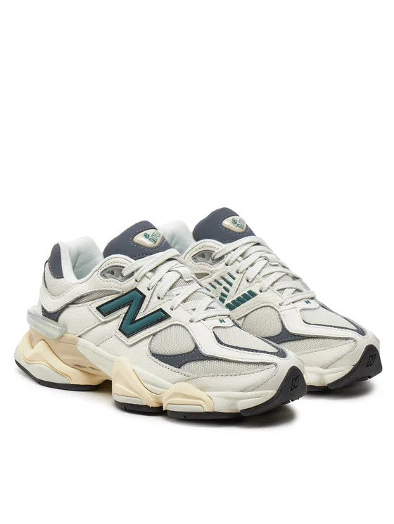 New Balance Layered Texture Sneakers With Chunky Sole And Teal Accents