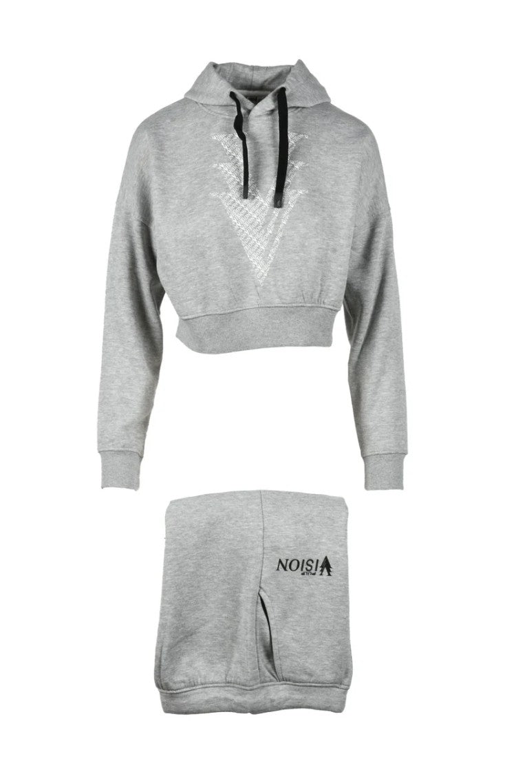 Pulp Vsion Voice Vbes Grey Hooded Jumpsuit